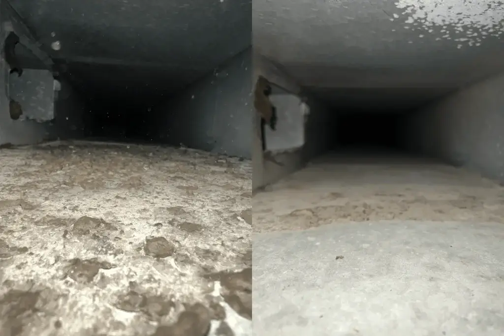 FreshFlow Duct Cleaning Result by FreshFlow Air Services in Austin