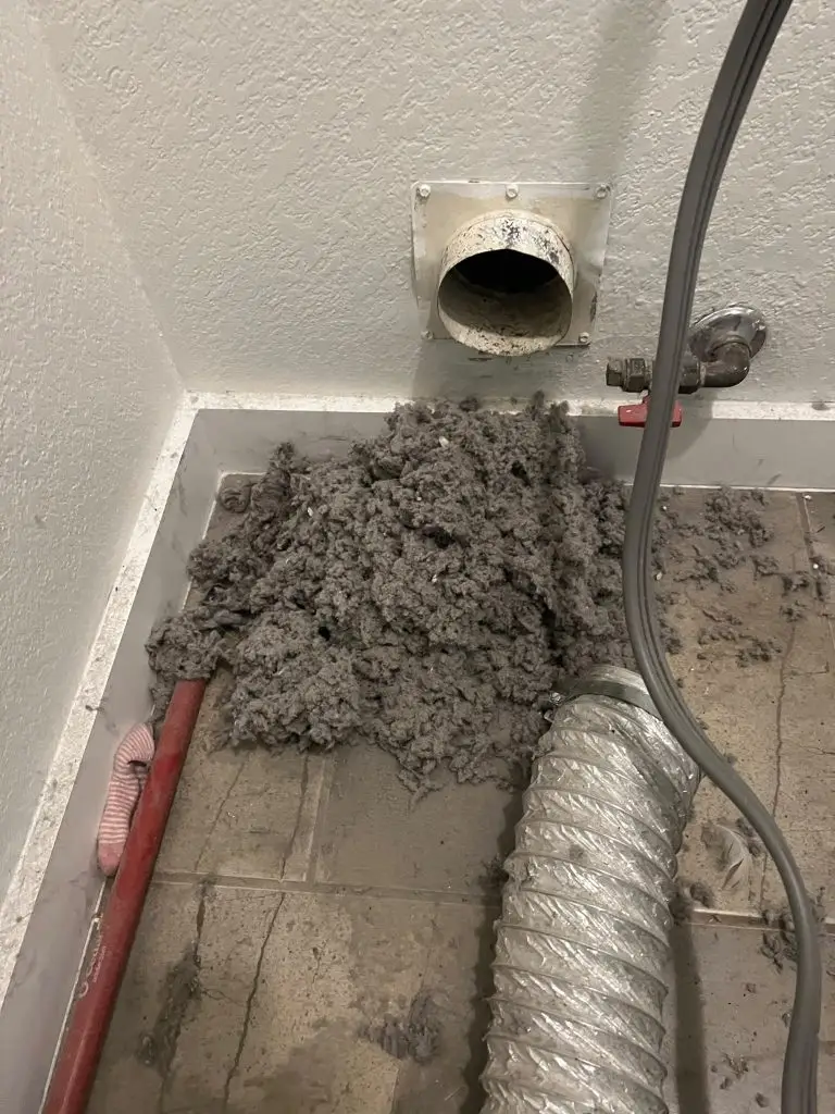 Dryer Vent Cleaning Detail by FreshFlow Air Services in Austin