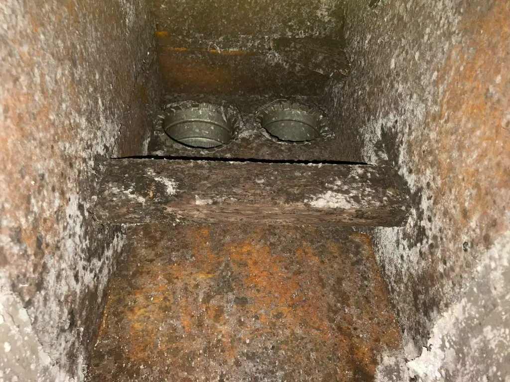 Interior HVAC Duct View by FreshFlow Air Services in Austin