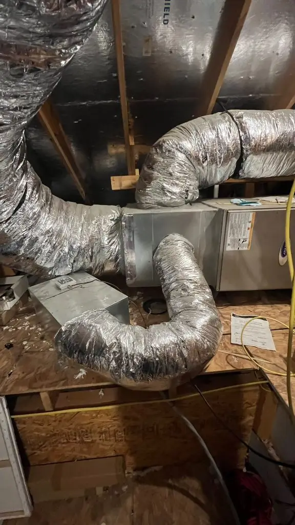 HVAC Duct Interior Detail by FreshFlow Air Services in Austin